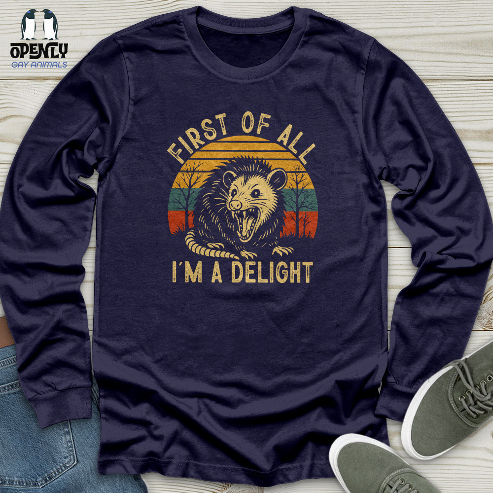 First Of All Unisex Long Sleeve Tee