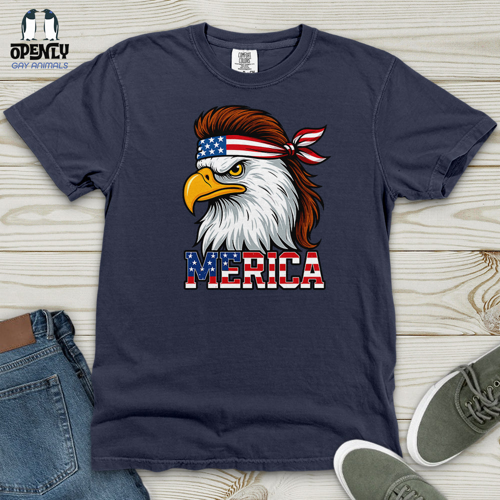 Merica Eagle Heavy Cotton Comfort Colors Tee