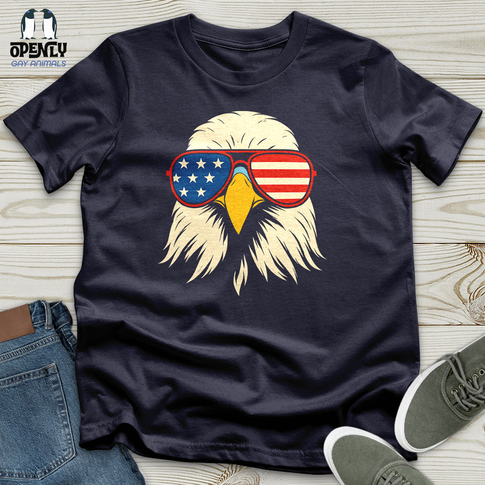 Magnetic American Flag Freedom Eagle USA Unisex T-Shirt