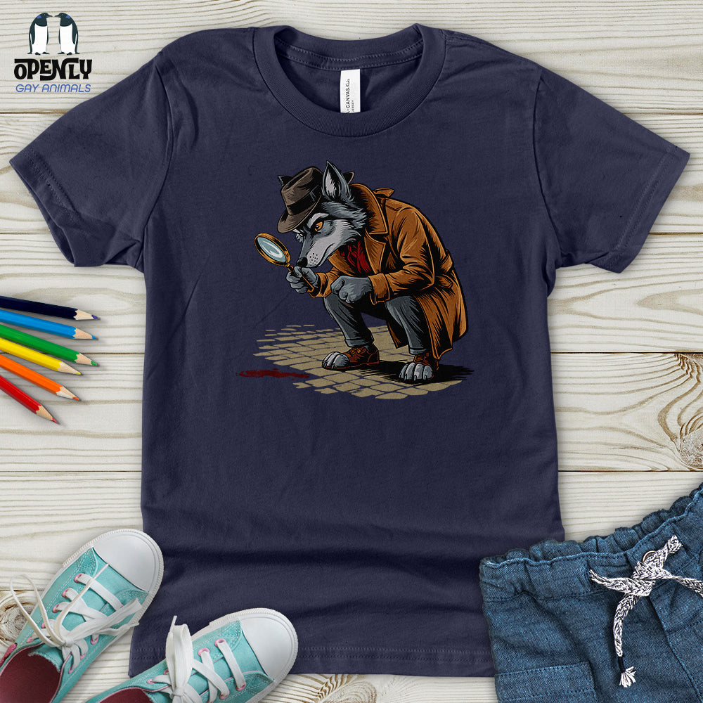 Detective Wolf Youth T-Shirt