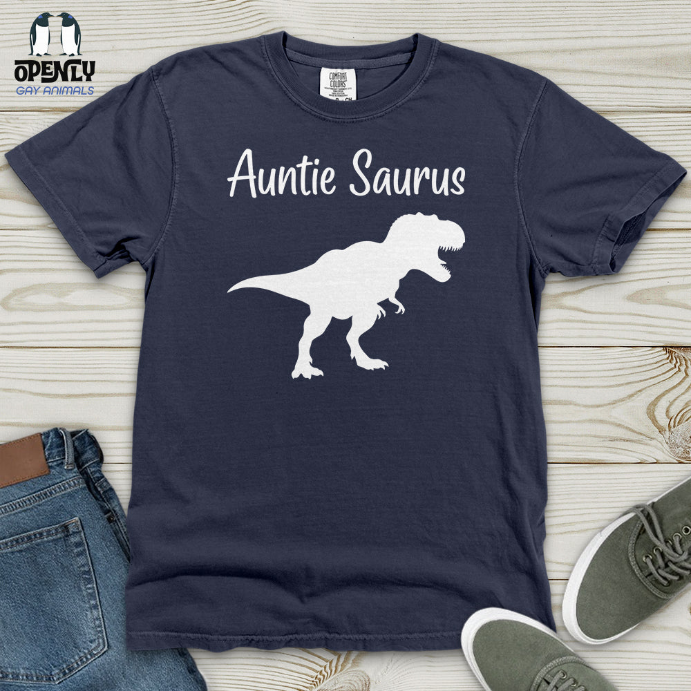 Auntie Saurus Heavy Cotton Comfort Colors Tee