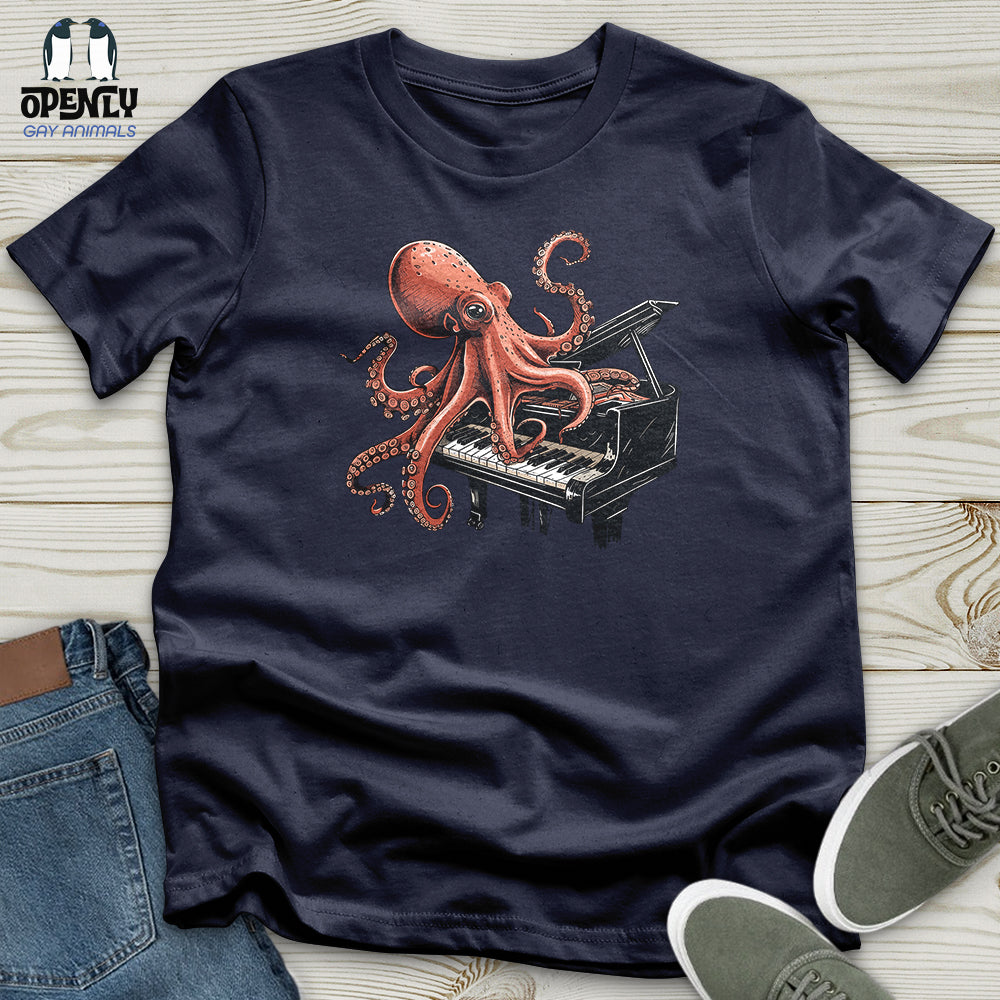 Octopus Piano Melody Softstyle Tee