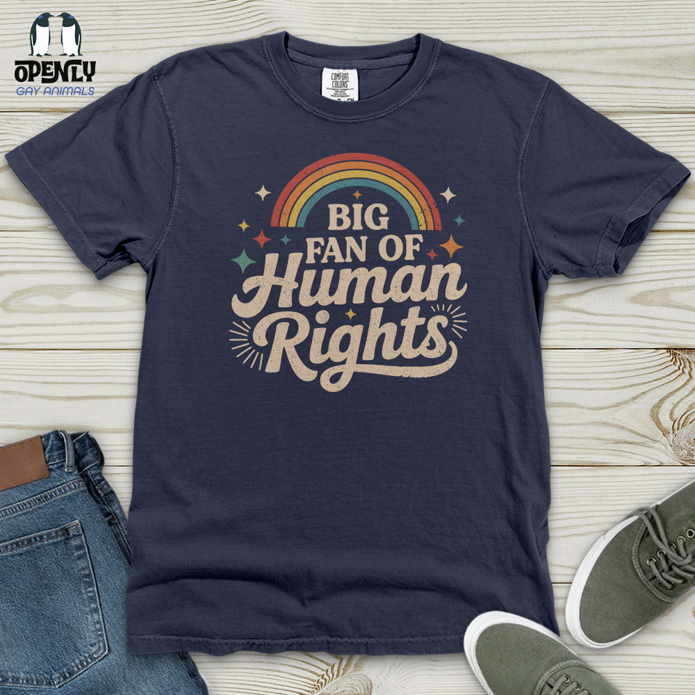 Big Fan Of Human Right 03 Heavy Cotton Comfort Colors Tee