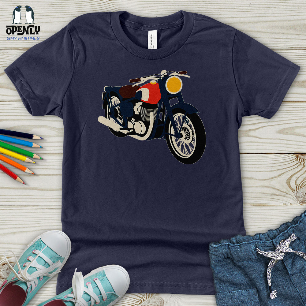 Vintage Motorcycle Youth T-Shirt