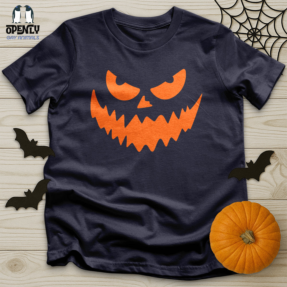 Scary Pumpkin Face Unisex T-Shirt