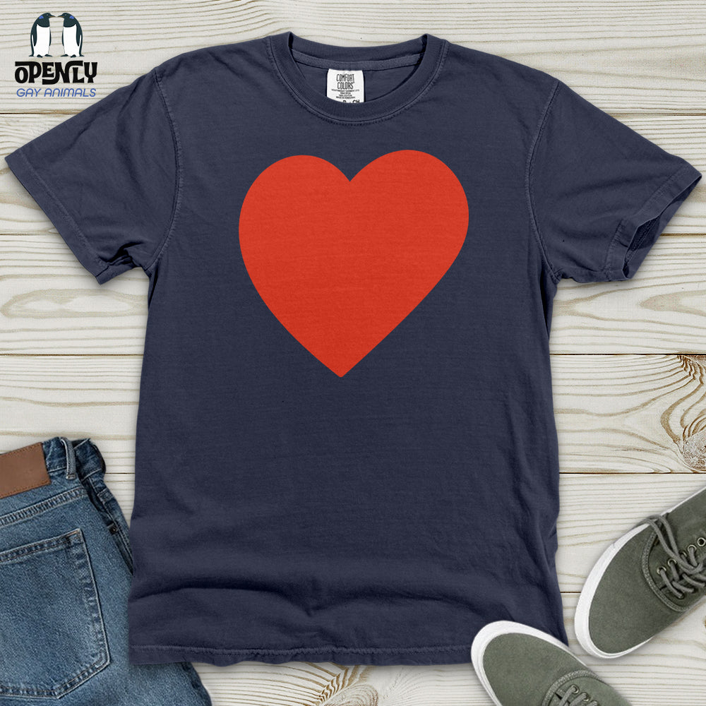 Heart Tee Heavy Cotton Comfort Colors Tee