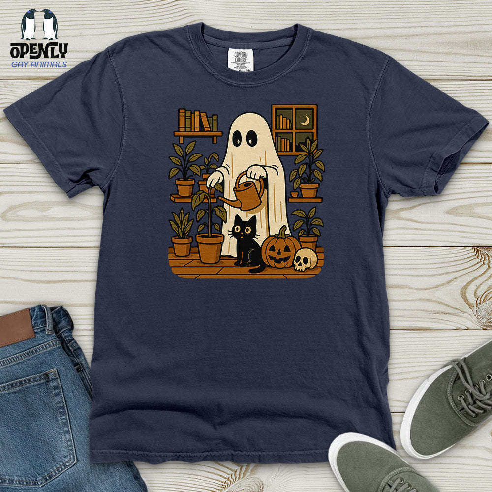 Retro Ghost Gardening Heavy Cotton Comfort Colors Tee