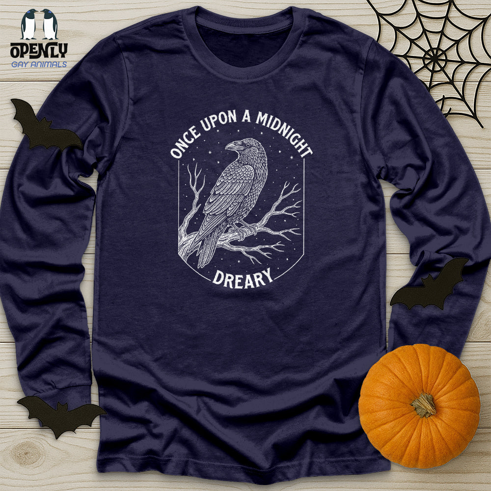 Once Upon A Midnight Dreary Unisex Long Sleeve Tee