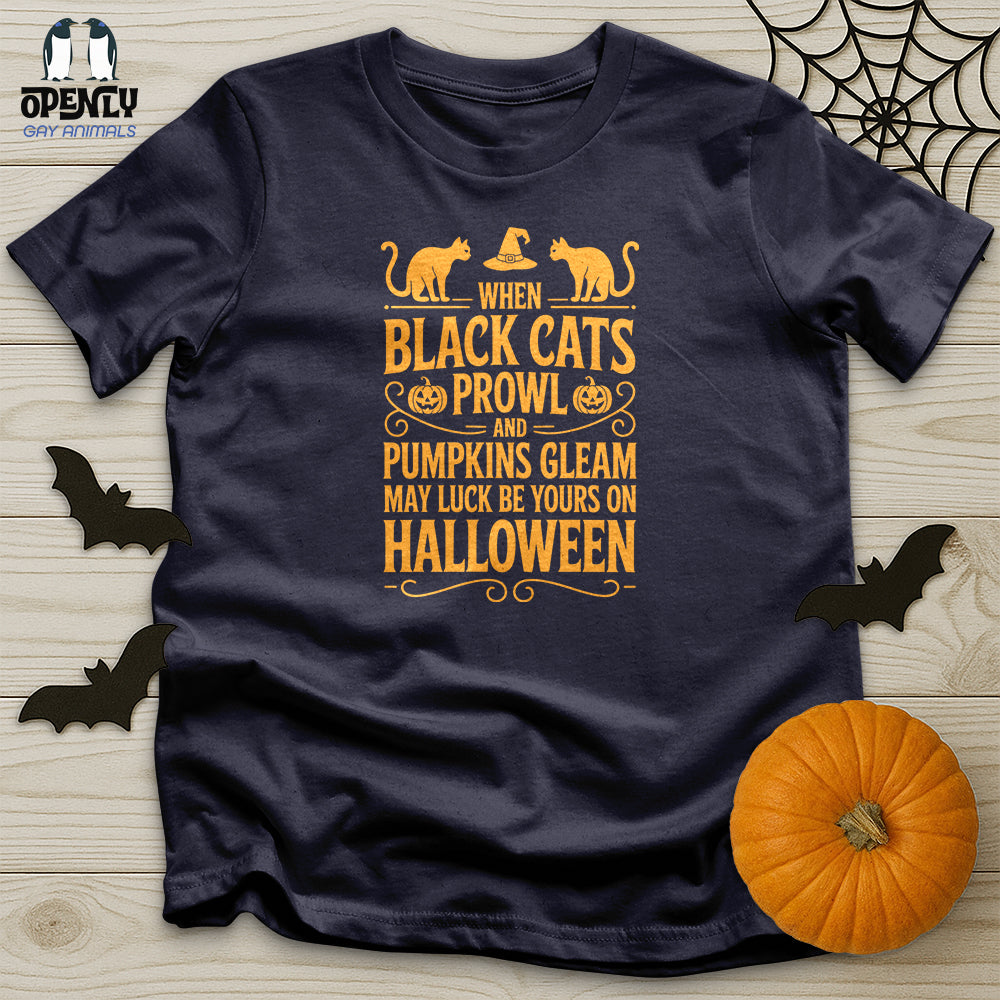 When Black Cats Prowl Unisex T-Shirt