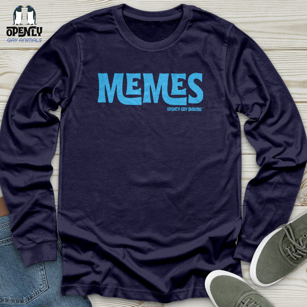 Memes -Blue TM Unisex Long Sleeve Tee