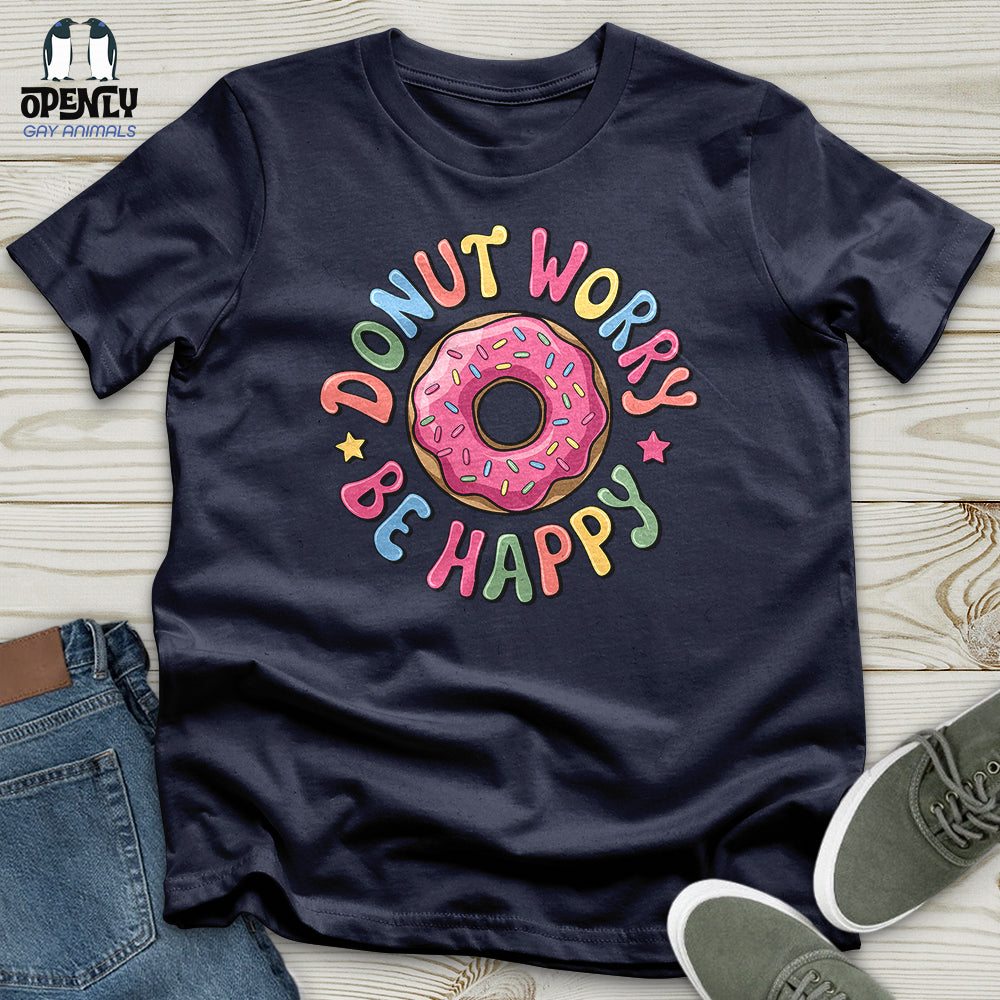 Donut Worry Be Happy Softstyle Tee