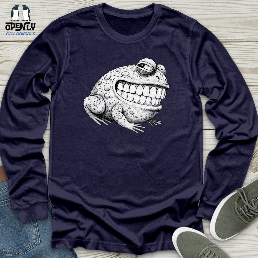 Creepy Frog Unisex Long Sleeve Tee
