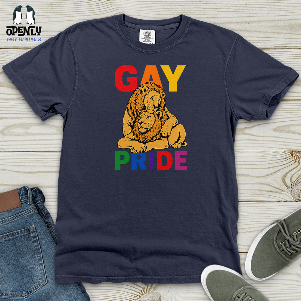 Gay Pride Lion Heavy Cotton Comfort Colors Tee