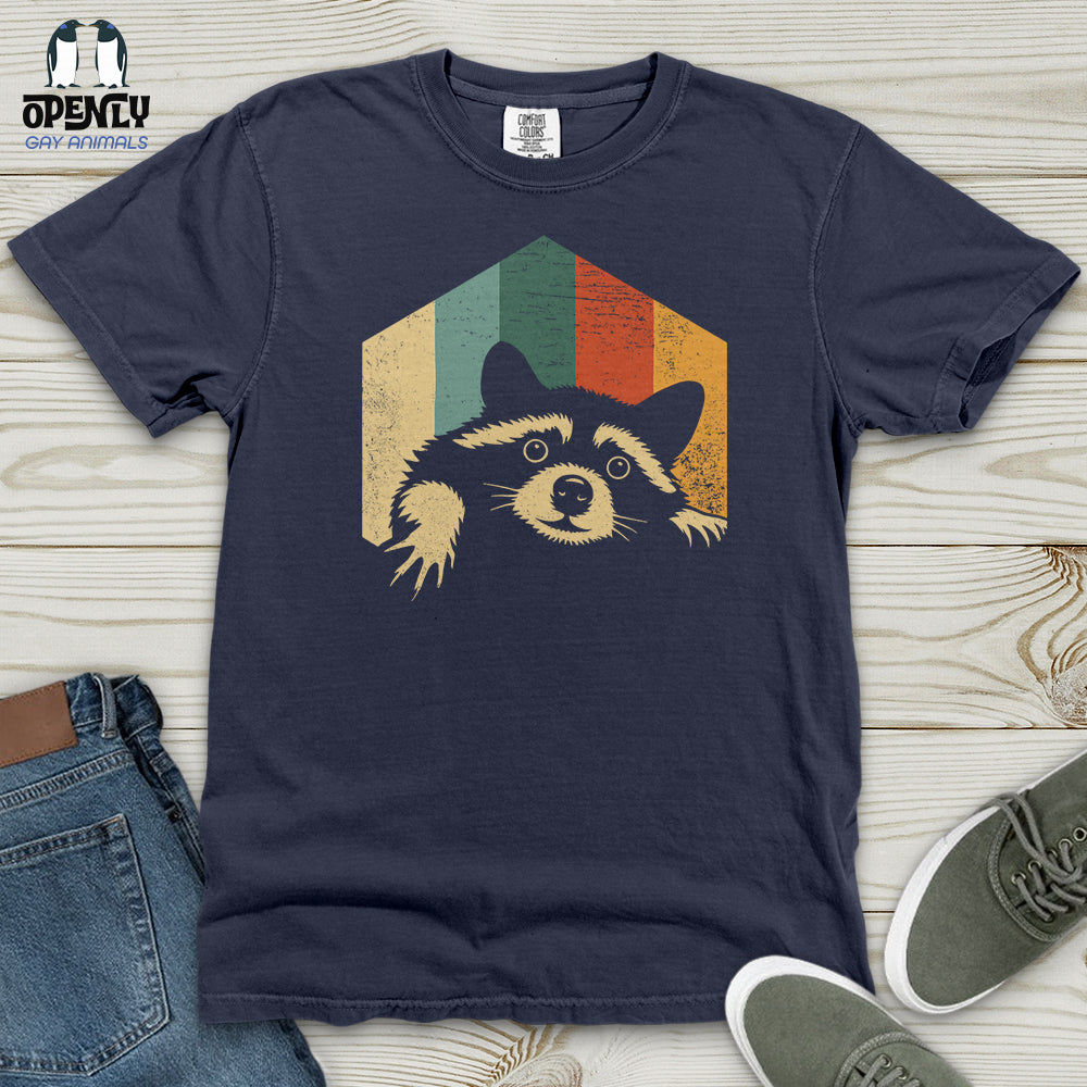 Retro Raccoon Heavy Cotton Comfort Colors Tee