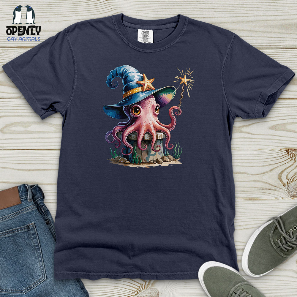 Octopus Wizard Heavy Cotton Comfort Colors Tee