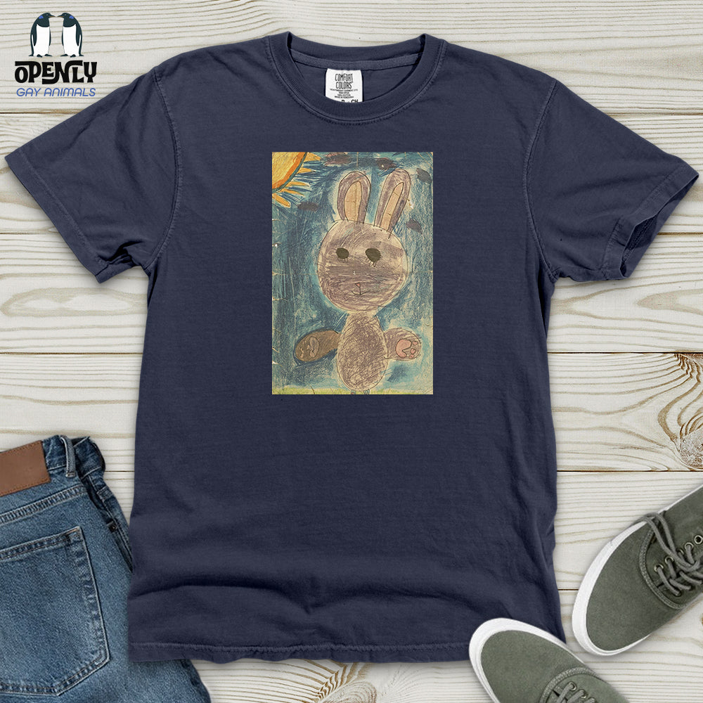 Glitch Bunny Faded Heavy Cotton Comfort Colors Tee