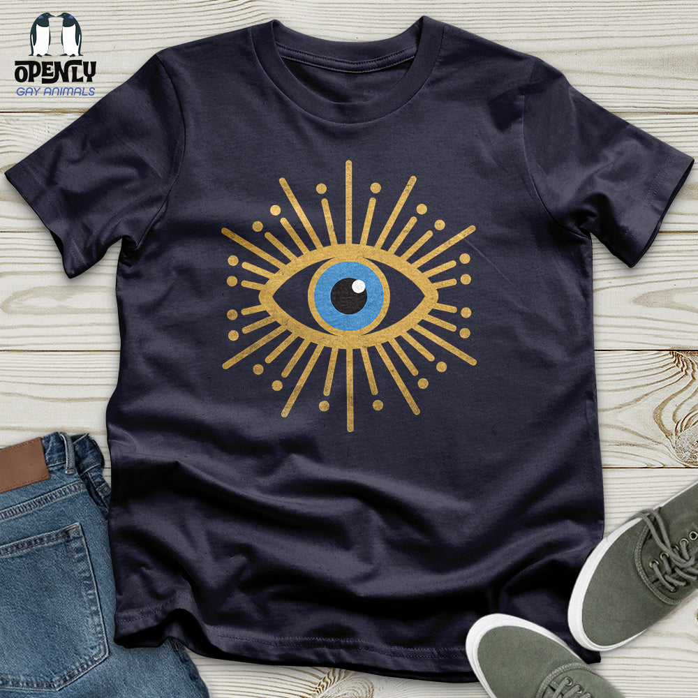 Gold Evil Eye Unisex T-Shirt