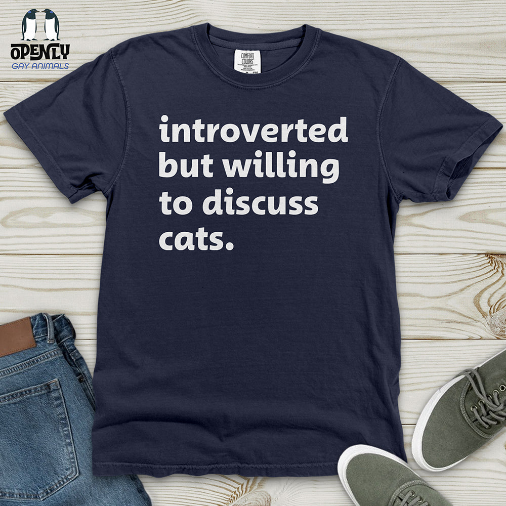 Introverted V2 White Heavy Cotton Comfort Colors Tee