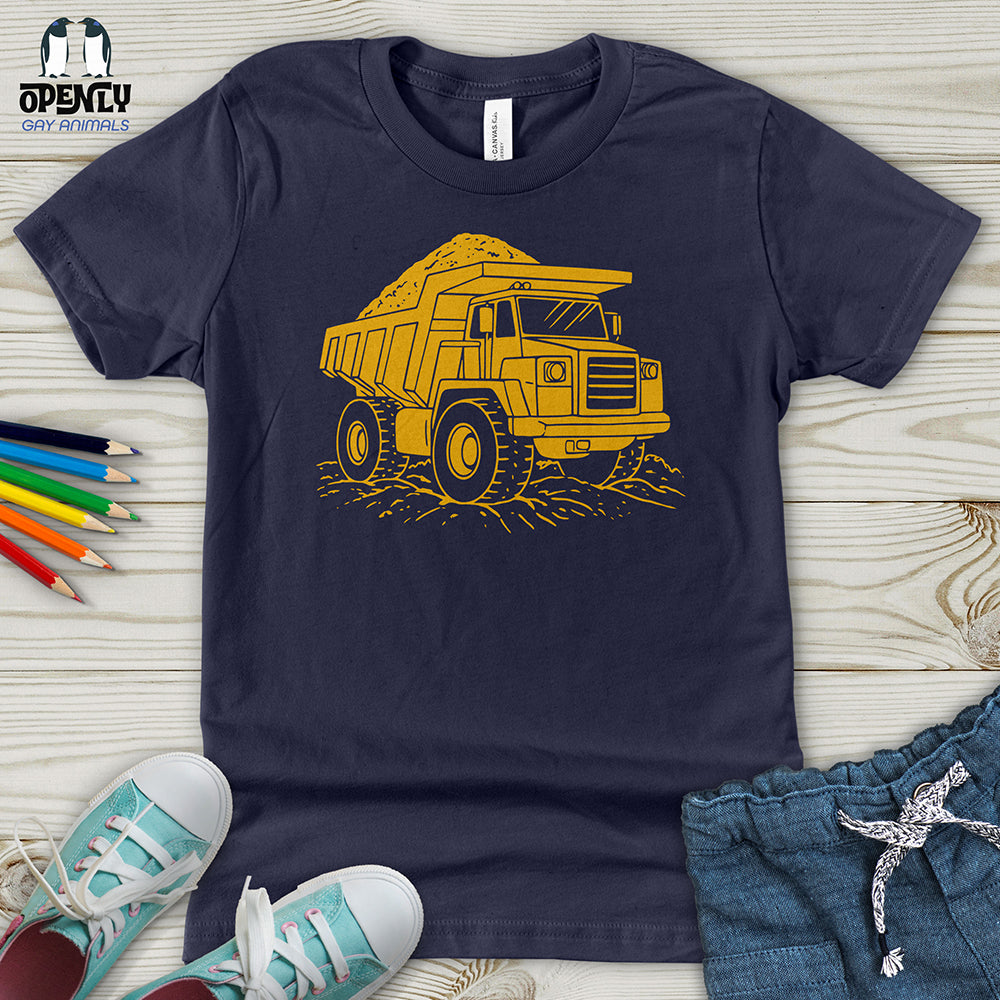 Dump Truck Power Youth T-Shirt
