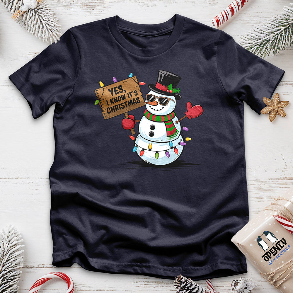 Yes, I Know It's Christmas Unisex t-shirt