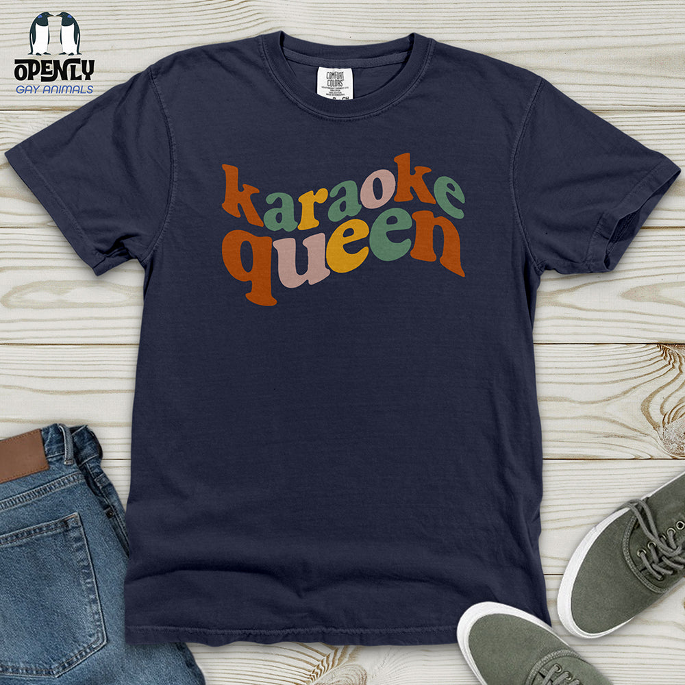 Karaoke Queen Heavy Cotton Comfort Colors Tee