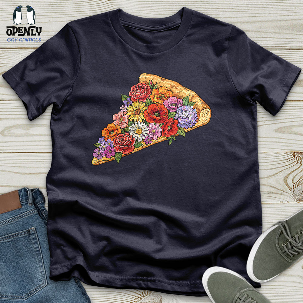 Flowers Pizza Unisex T-Shirt