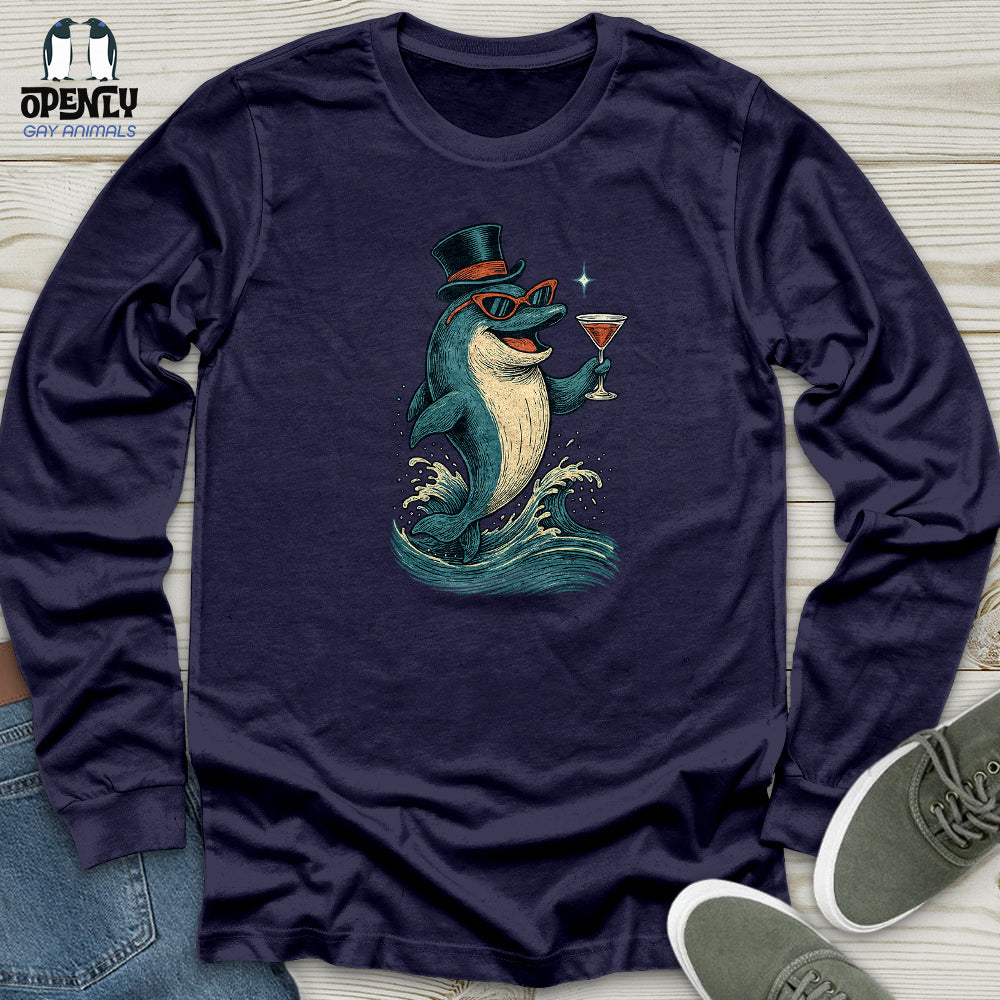 Party Dolphin Unisex Long Sleeve Tee