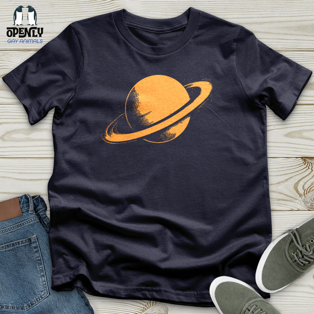 Saturn Planet With Rings Unisex T-Shirt