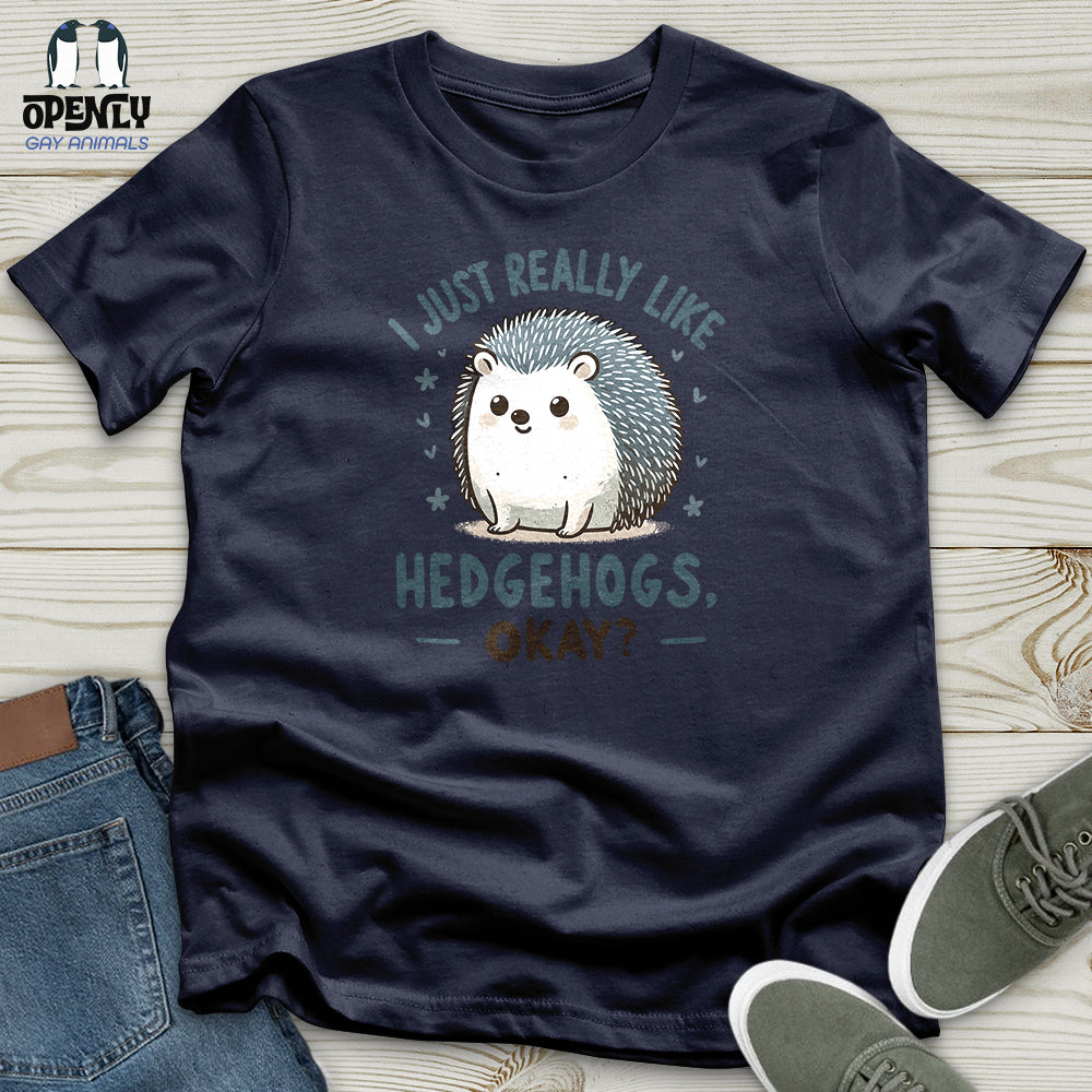 I Just Really Like Hedgehogs, Okay Softstyle Tee