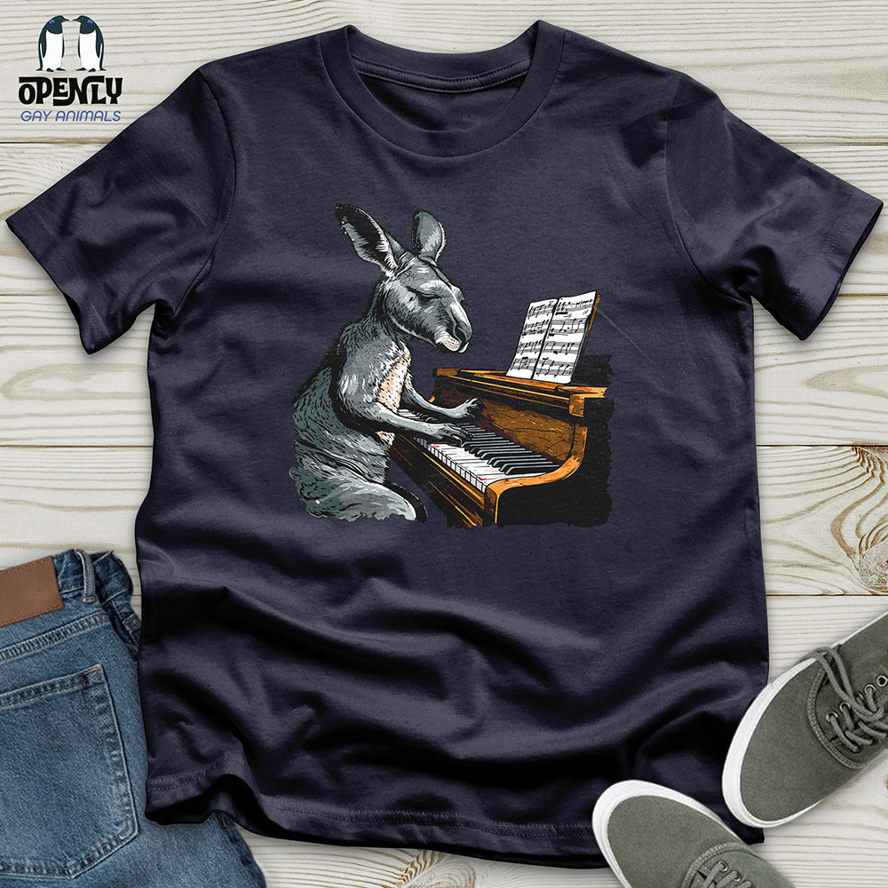 Kangaroo Piano Concert Unisex t-shirt