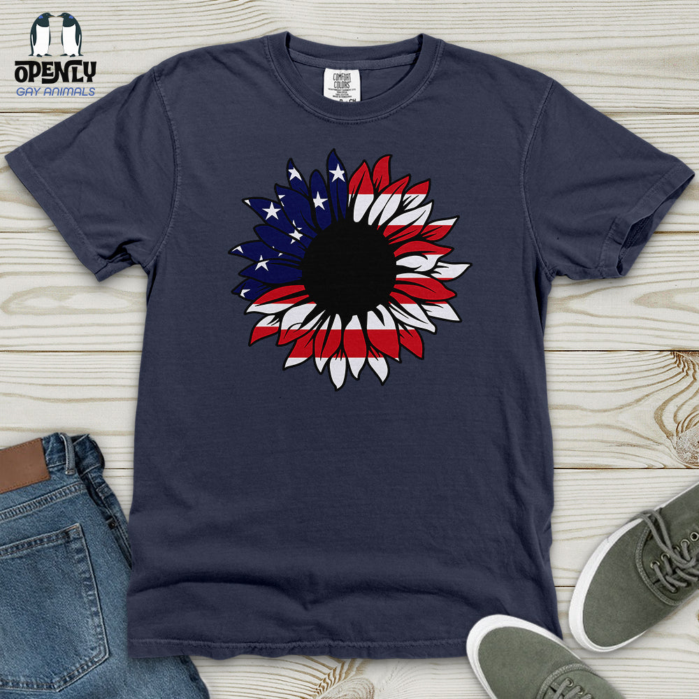 USA Sunflower Heavy Cotton Comfort Colors Tee