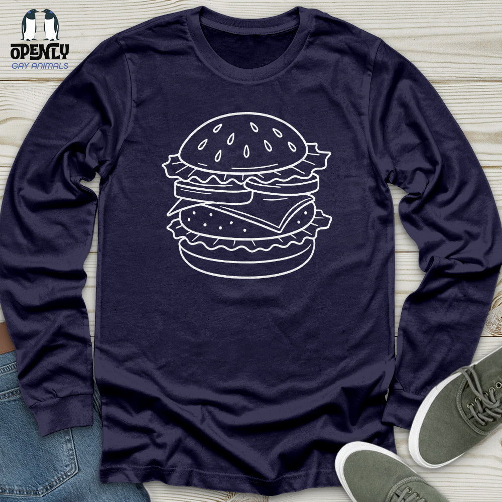 The Burger Unisex Long Sleeve Tee