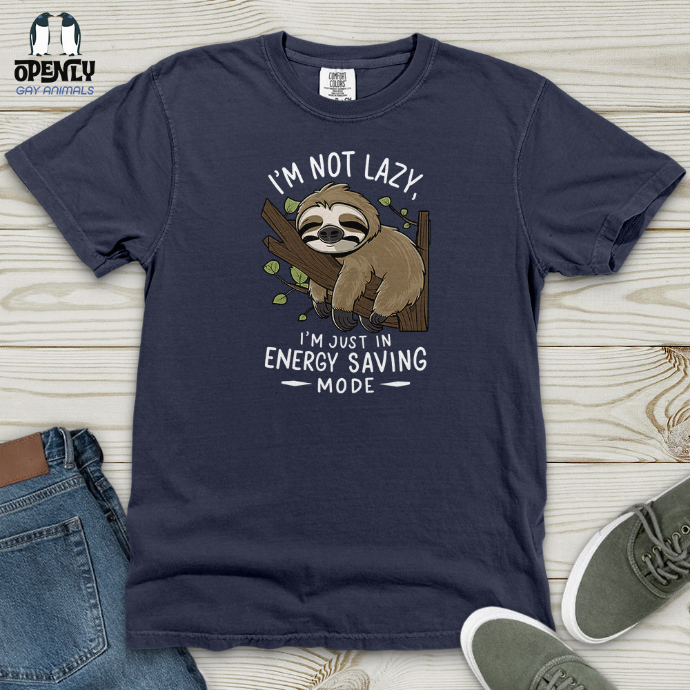 I'm Not Lazy, I'm Just in Power-Saving Mode Heavy Cotton Comfort Colors Tee