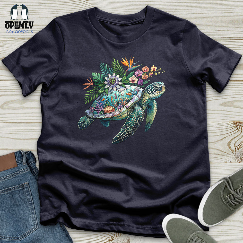 Floral Turtle Unisex T-Shirt