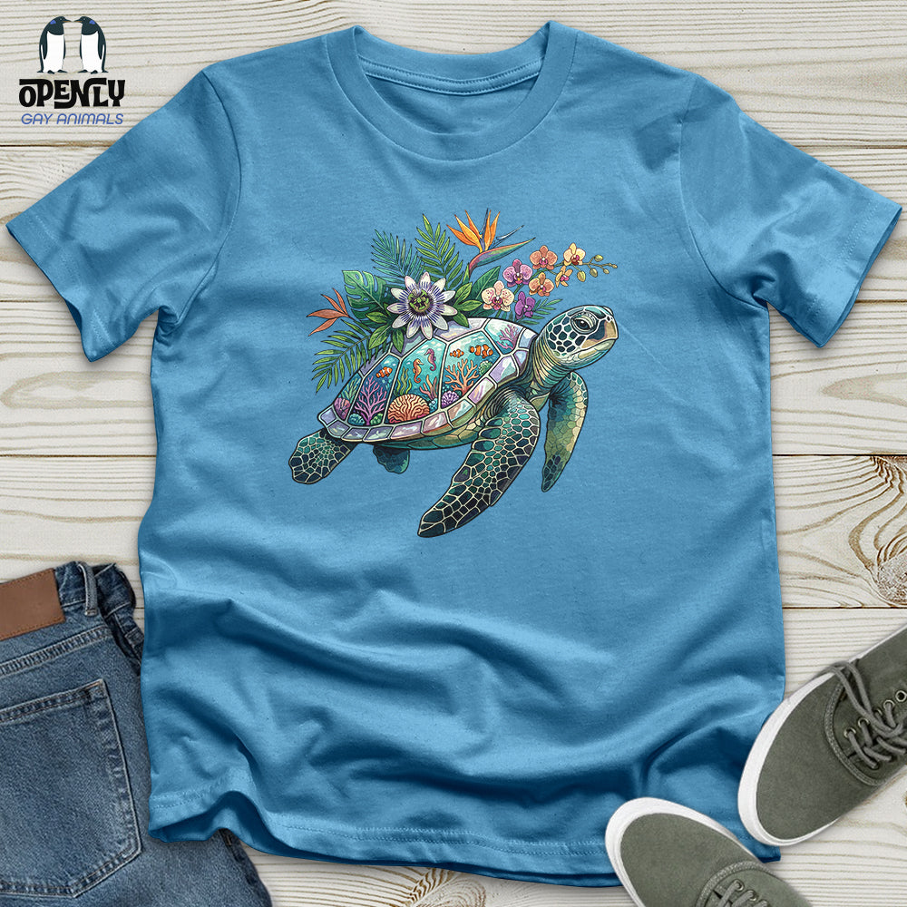 Floral Turtle Unisex T-Shirt