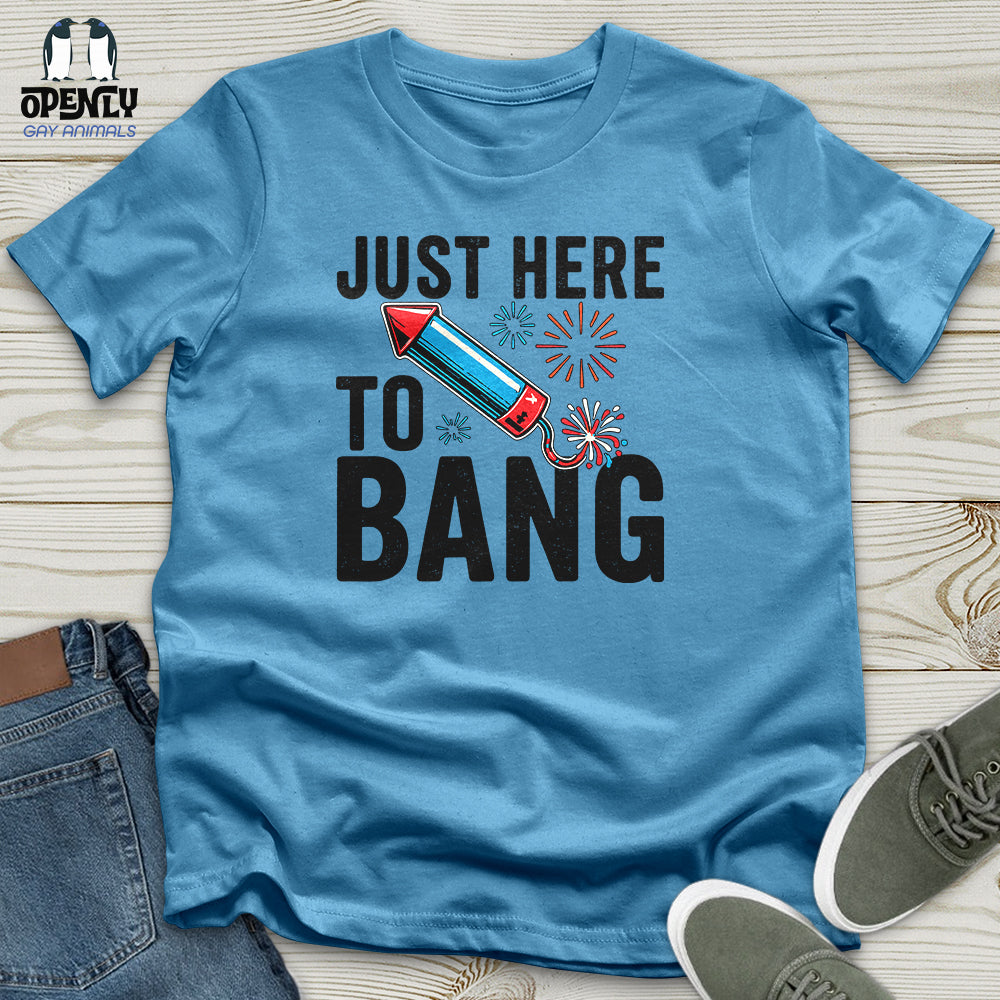 Just Here To Bang 02 Unisex T-Shirt