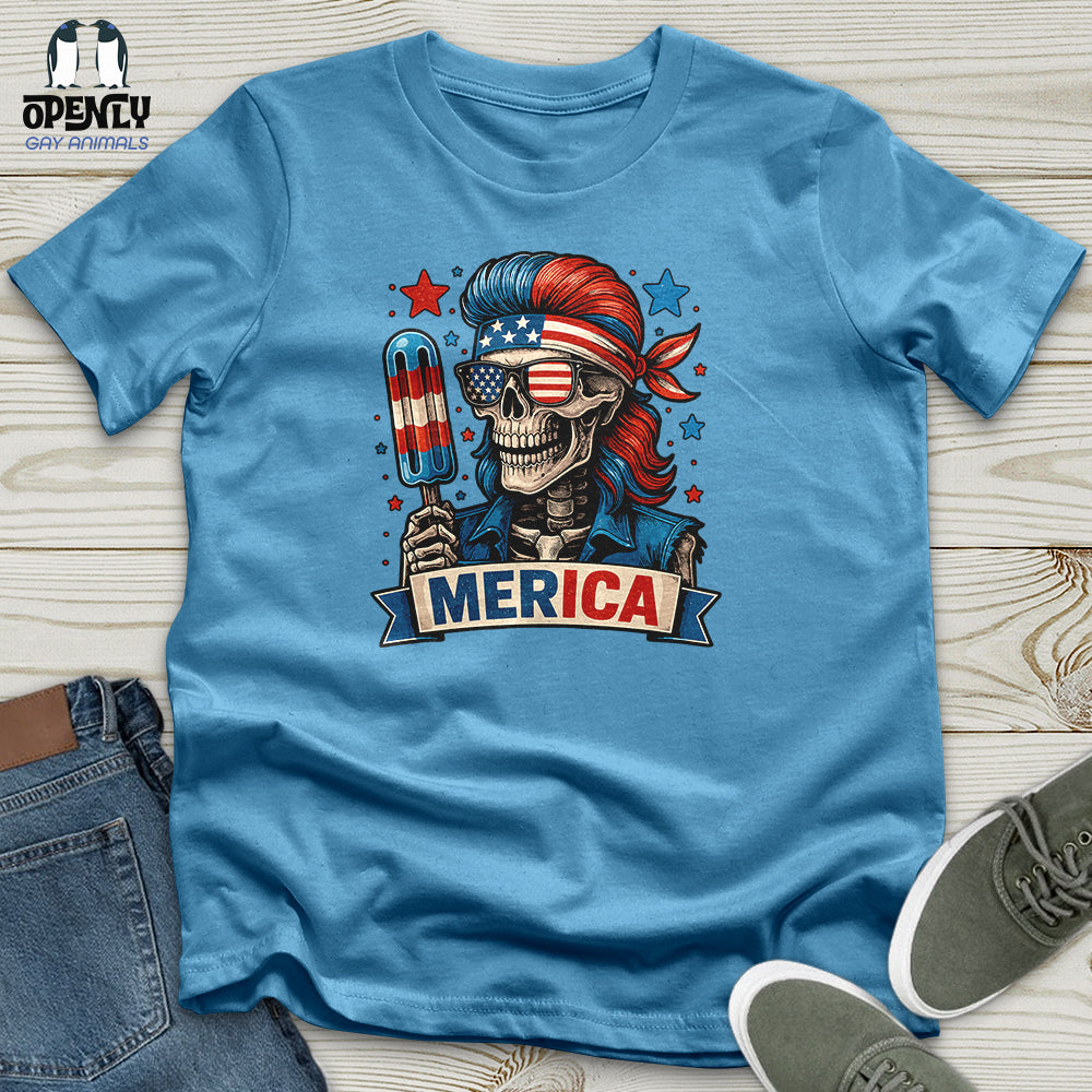Merica Skull Unisex T-Shirt