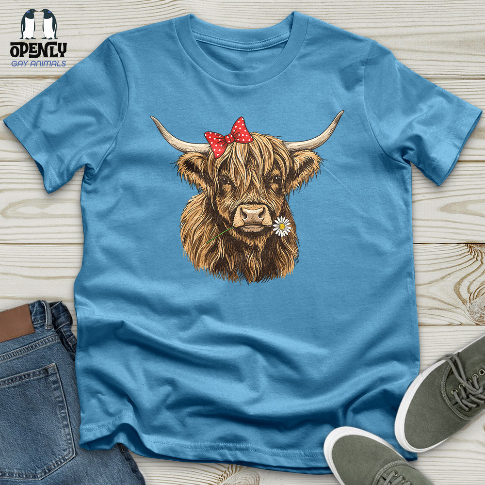 Fluffy Highlander Unisex t-shirt