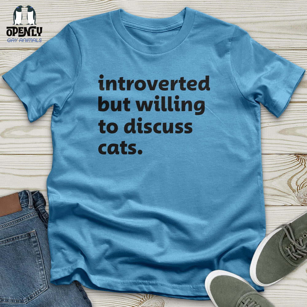 Introverted - Black Unisex T-Shirt