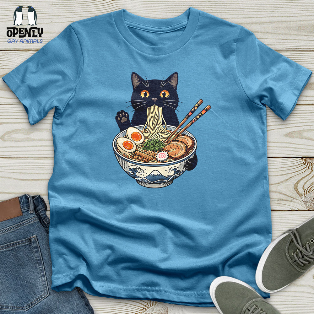 Cat with Ramen Unisex T-Shirt