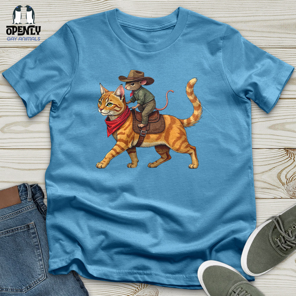 Sheriff Whiskers & the Saddle Mouse Unisex T-Shirt