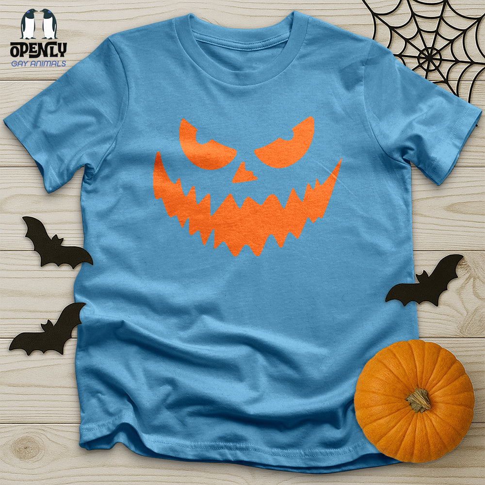 Scary Pumpkin Face Unisex T-Shirt