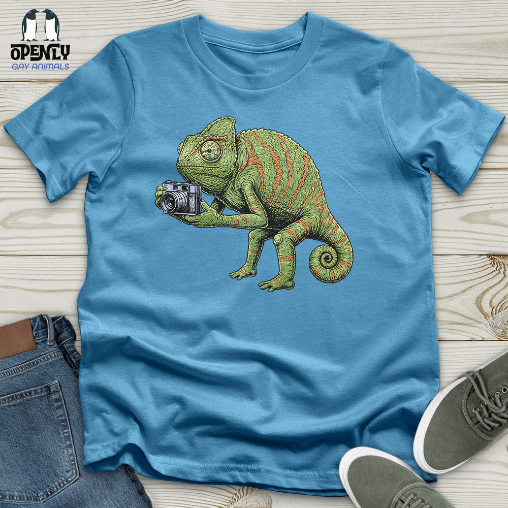 Chameleon Photographer Unisex T-Shirt