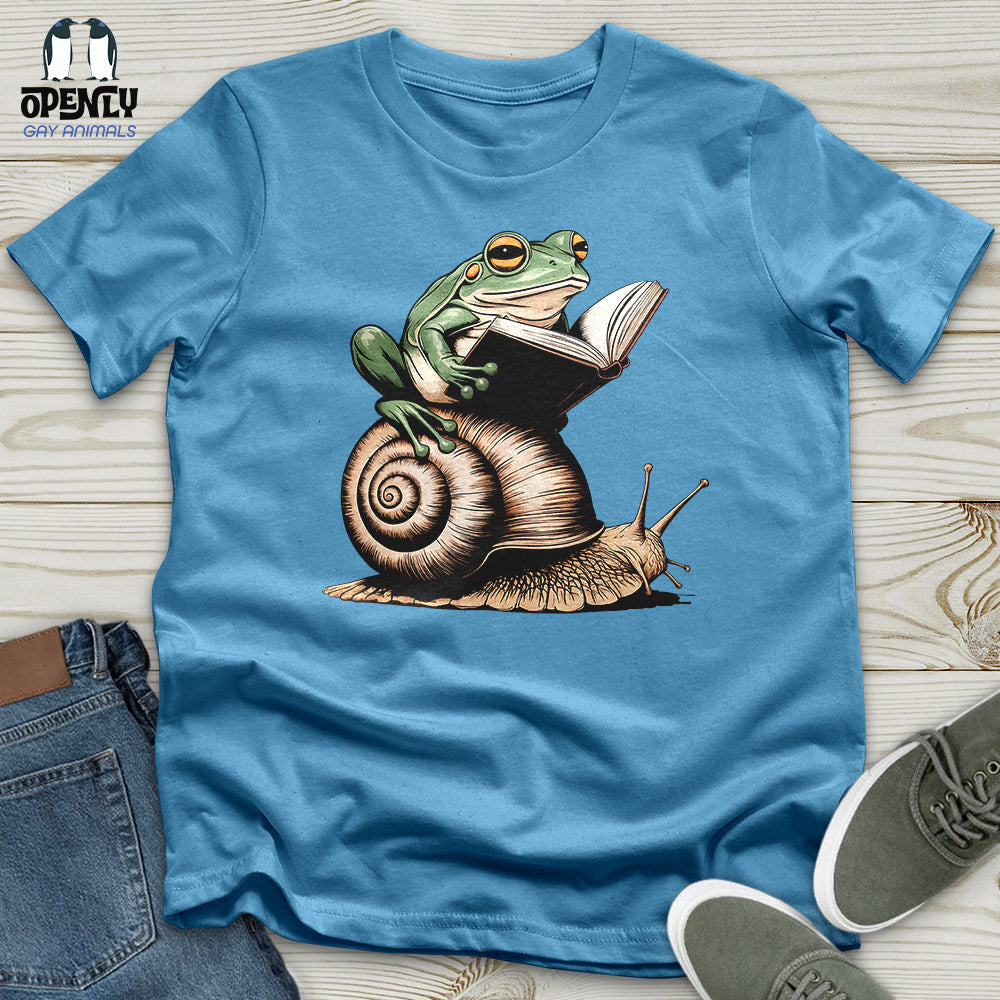 Frog Riding Sanil Unisex t-shirt