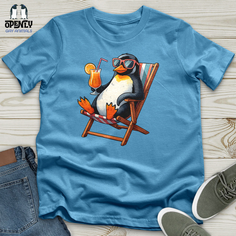 Chillin' Penguin Paradise Unisex T-Shirt