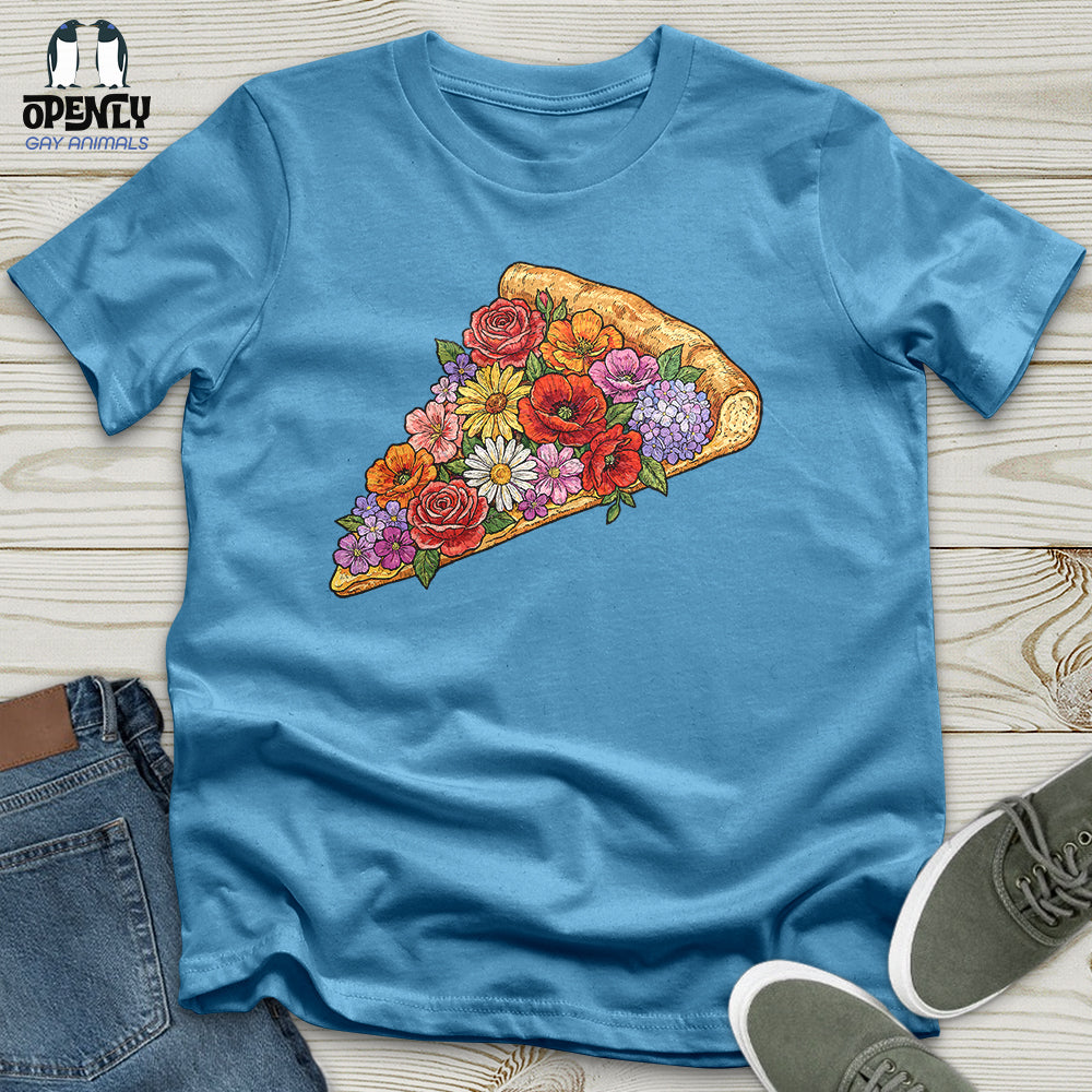 Flowers Pizza Unisex T-Shirt