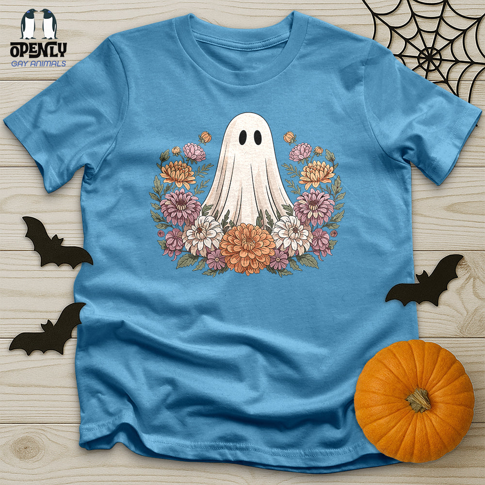 Floral Halloween Ghost Unisex T-Shirt
