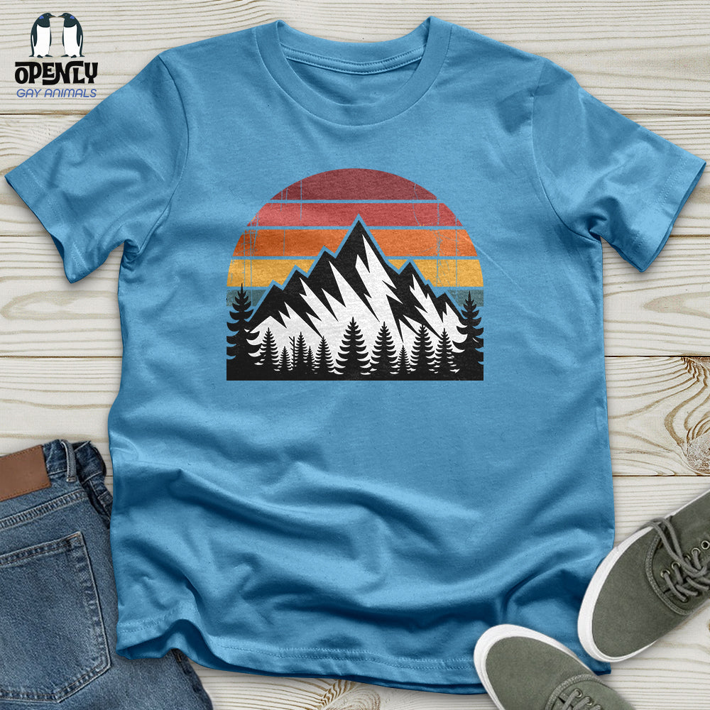Retro Vintage Mountain Unisex T-Shirt
