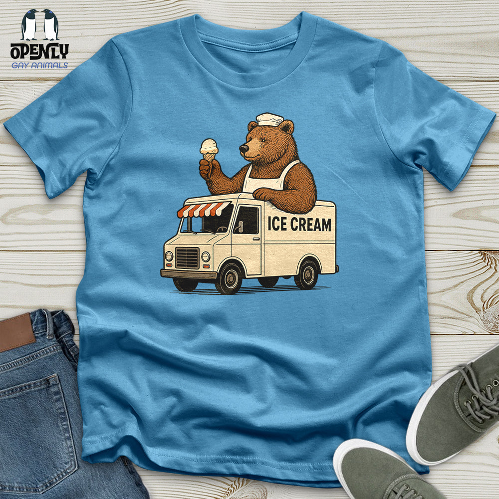 Bear Ice Cream Truck Unisex T-Shirt