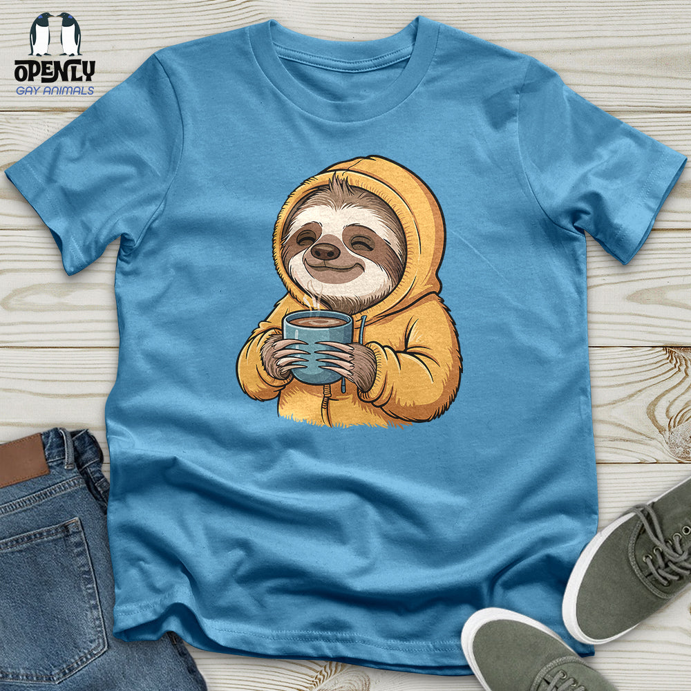 Sloth With Coffee Unisex T-Shirt
